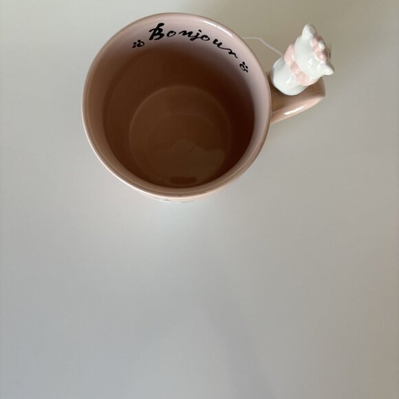 Zrike Brands Disney Aristocats Pink Bonjour I Woke Up Like This Mug with Stirrer - Picture 7 of 10